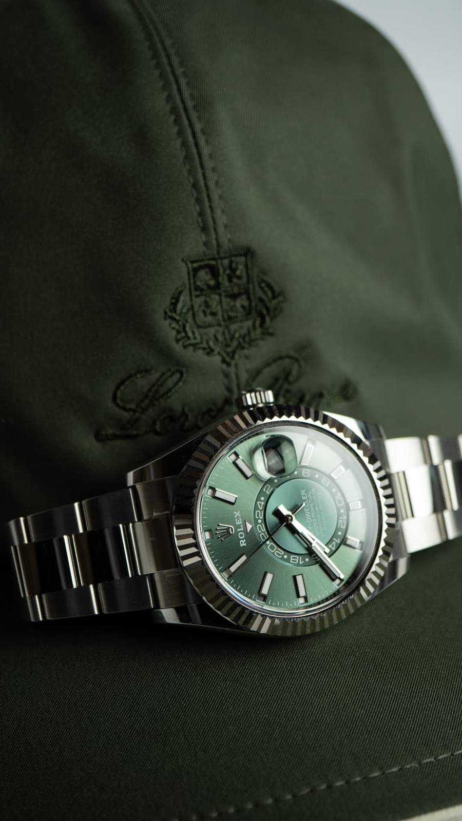 Rolex Sky-Dweller with mint green dial