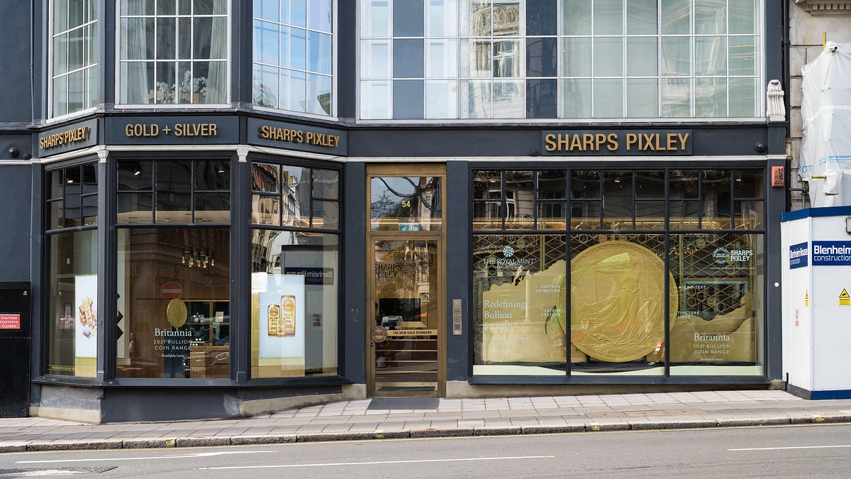 The AJ Timepieces office on the street in London